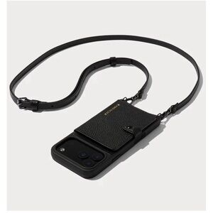 Bandolier Black Phone Case with Strap